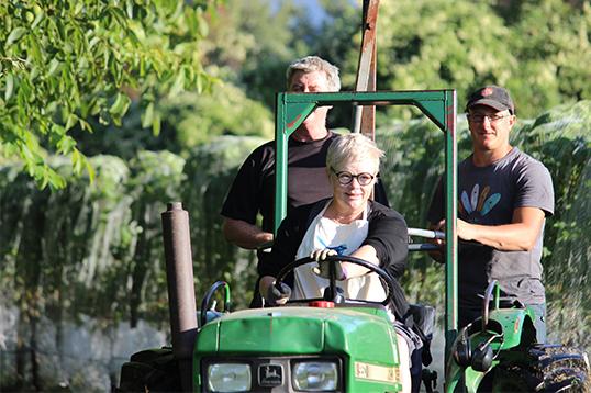 Team on Tractor